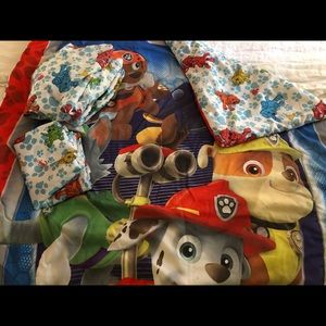Paw Patrol crib/toddler bed set